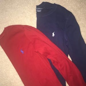 LOT size M polo long sleeve